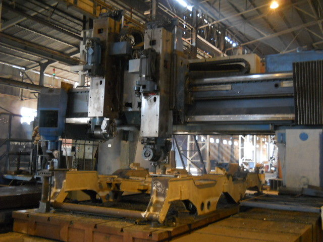 bogie under machining