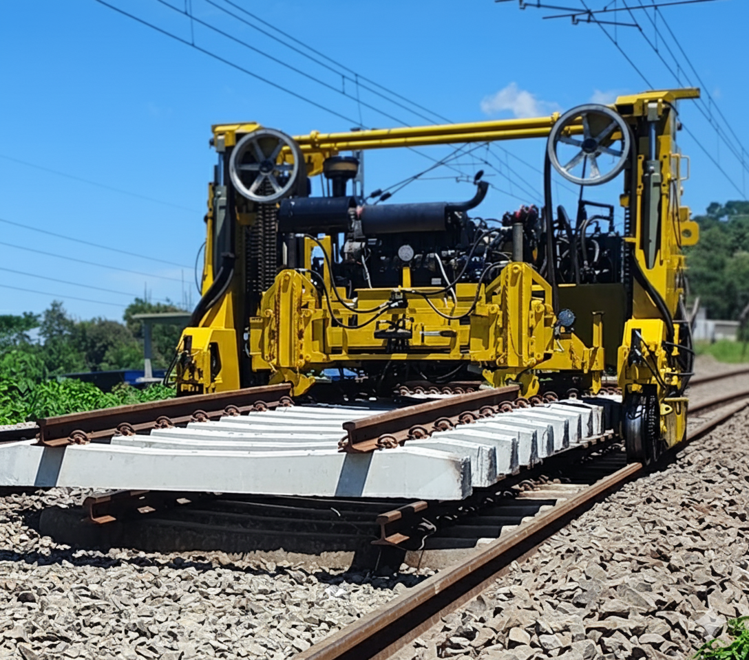 Track Relaying Machine